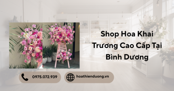 Shop hoa khai trương cao cấp tại Bình Dương