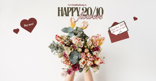 Đặt hoa 20/10 tại Bình Dương – Quà tặng ý nghĩa cho mẹ & người thương