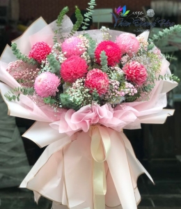 Hoa Bó Tone Hồng 01