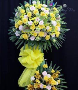 Lẵng hoa chúc mừng - 01