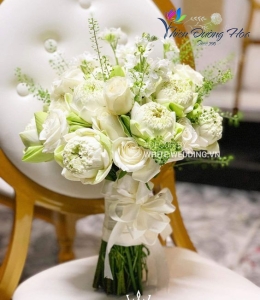 Bó hoa cưới- Sen 05