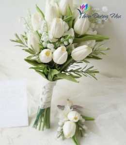 Bó hoa cưới Tulip 02