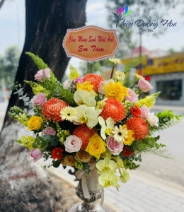 Bình hoa chúc mừng- Đong đầy VH224