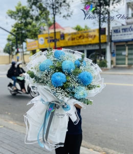 Bó hoa cúc mẫu đơn - MĐ 01