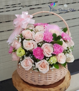 Giỏ hoa TĐH 07