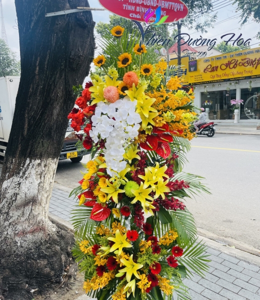 Hoa khai trương- Chúc Mừng Đại Hội 01