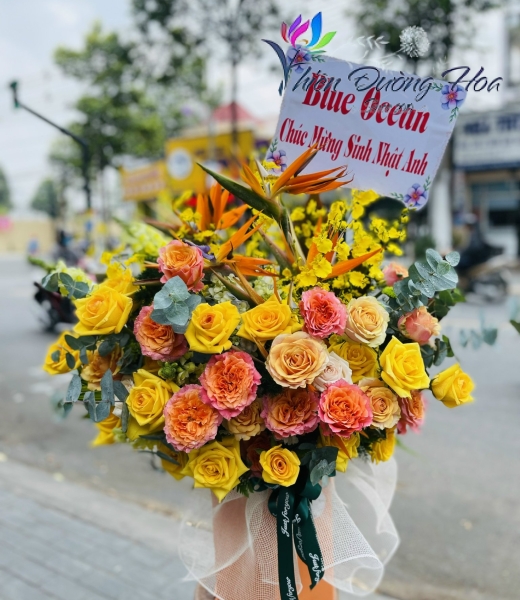 Hộp hỗ chúc mừng - Tươi vui 03