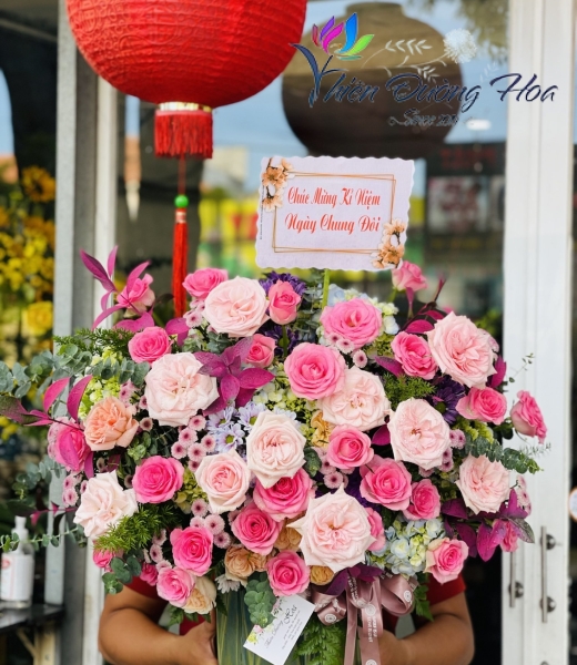 Bình hoa sinh nhật - Tươi Sáng 01