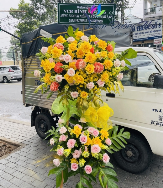 Kệ hoa chúc mừng- Đại phát TĐH 14