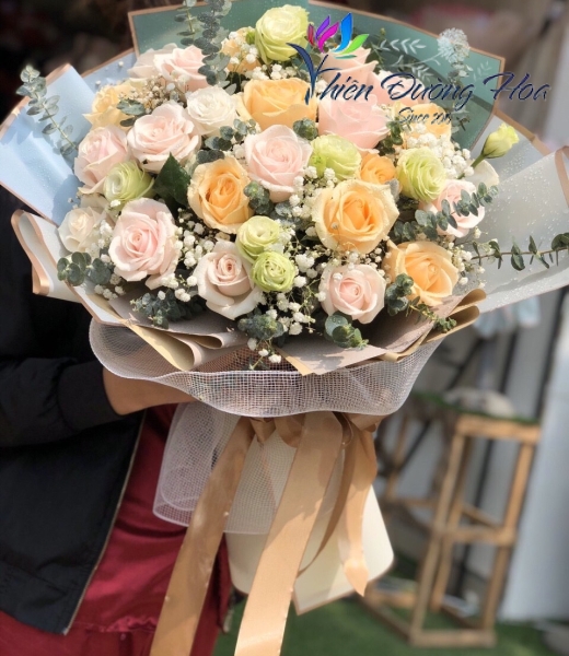 Bó hoa tươi sáng VF308