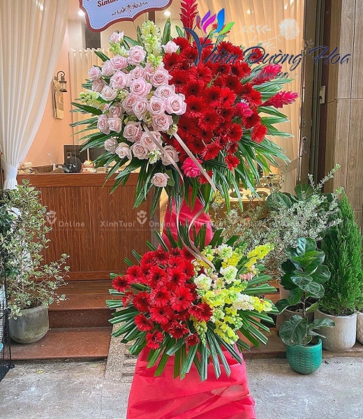 Kệ Hoa Khai Trương- Khởi đầu bình an TĐH 04