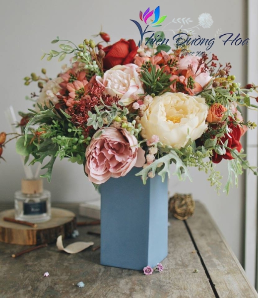 Bình hoa lụa cao cấp